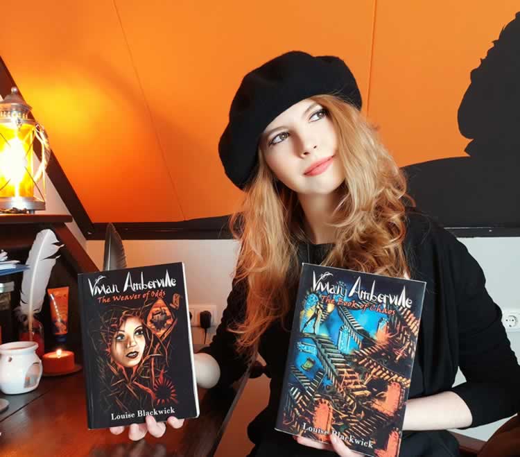 Louise Blackwick - Author of Vivian Amberville The Weaver of Odds and The Book of Chaos